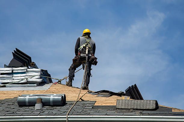Professional Roofing technician working in Marshfield, WI